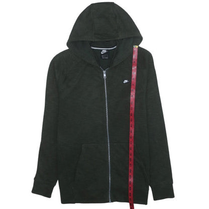 Nike Men's Green Full Zip Hoodie Size L Regular Fit