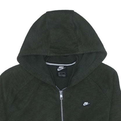 Nike Men's Green Full Zip Hoodie Size L Regular Fit