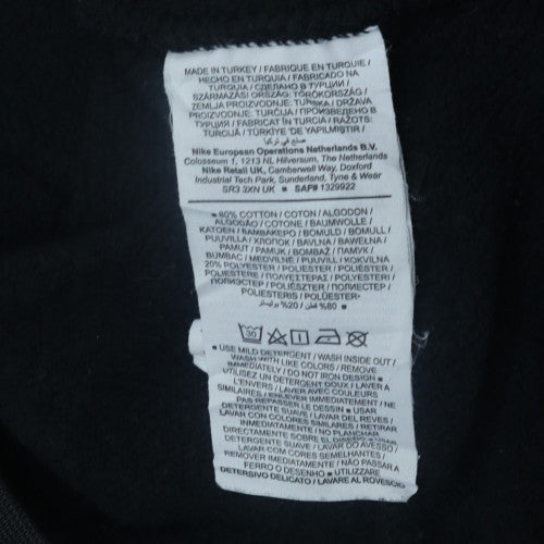 Nike Men’s Black XL Pullover Sweatshirt Fleece Crew Neck Logo Sportswear