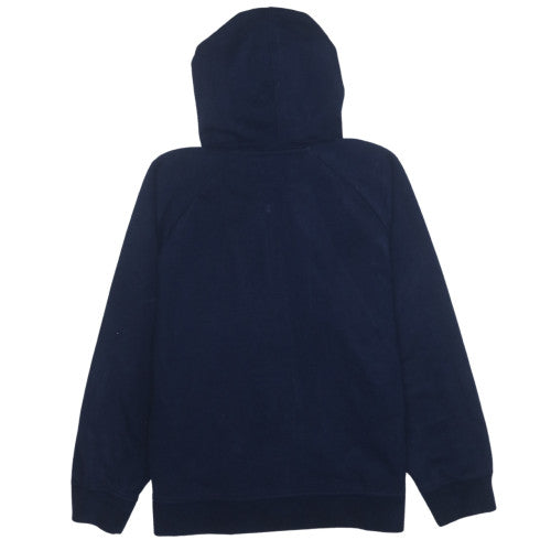Le Coq Sportif Womens Navy Blue Full Zip Hoodie Size 18