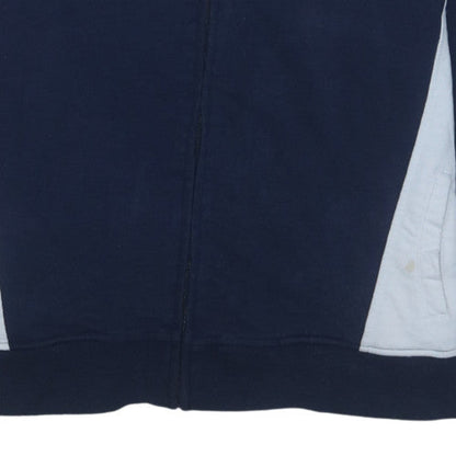 Le Coq Sportif Womens Navy Blue Full Zip Hoodie Size 18
