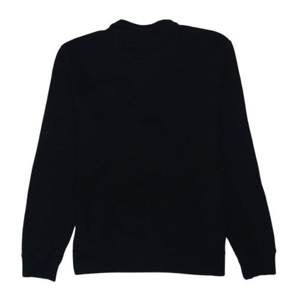 Barbour International Mens Black L Half Zip Sweatshirt