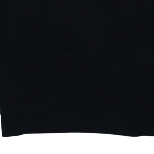 Barbour International Mens Black L Half Zip Sweatshirt