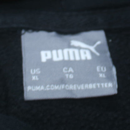 Puma Men's Black XL Pullover Hoodie Fleece Sweatshirt
