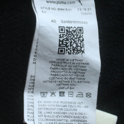 Puma Men's Black XL Pullover Hoodie Fleece Sweatshirt