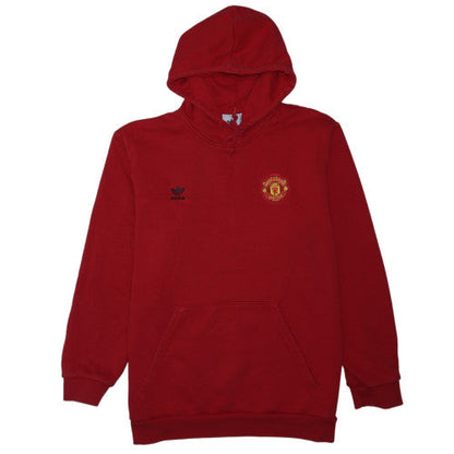 Adidas Mens Red Manchester United Pullover Hoodie XL