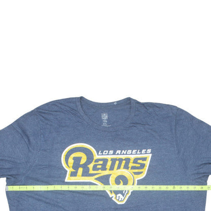 NFL Pro Line Los Angeles Rams Men's Blue 4XL Cotton Graphic T-Shirt