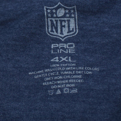 NFL Pro Line Los Angeles Rams Men's Blue 4XL Cotton Graphic T-Shirt