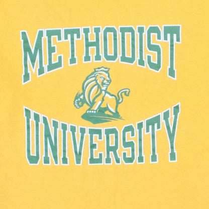 Champion Men's Yellow Methodist University Graphic T-Shirt XL