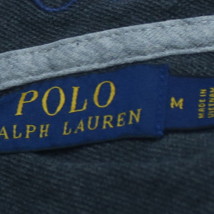 Ralph Lauren Men's Grey 1/4 Zip Mock Neck Sweatshirt M