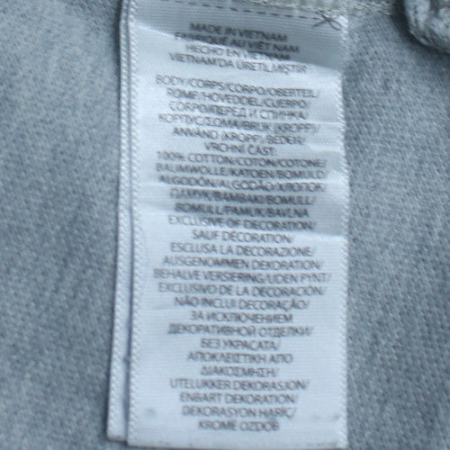 Ralph Lauren Men's Grey 1/4 Zip Mock Neck Sweatshirt M