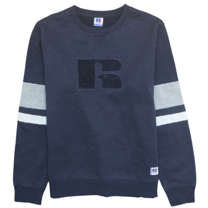 Russell Athletic Men's Blue L Pullover Sweatshirt Crew Neck