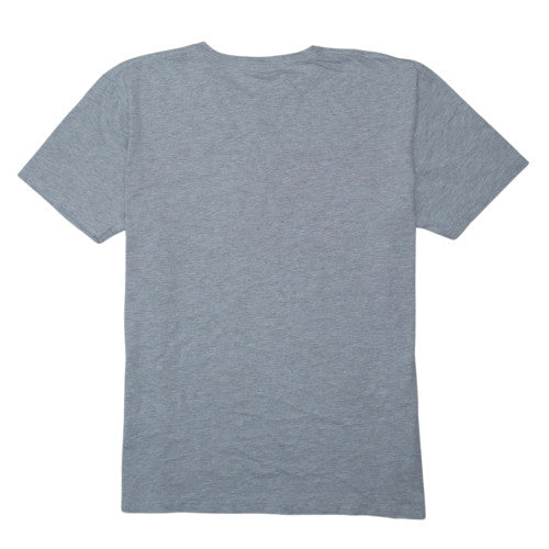 Quiksilver Men’s Grey Graphic Logo Regular Fit T-Shirt XL