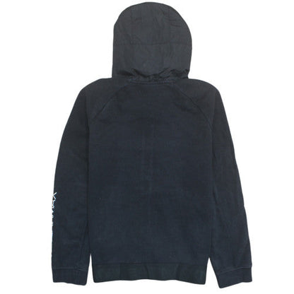 Nike Boys Black Full Zip Hoodie L 12-13 Years Air Max Logo Sweatshirt
