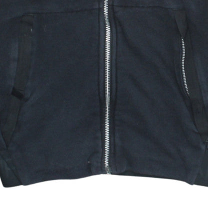 Nike Boys Black Full Zip Hoodie L 12-13 Years Air Max Logo Sweatshirt