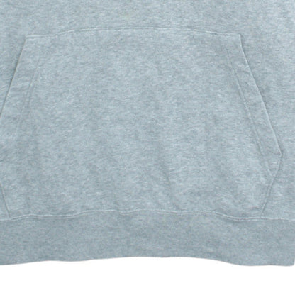 Nike Mens Grey L Pullover Hoodie Fleece Sportswear Graphic Print