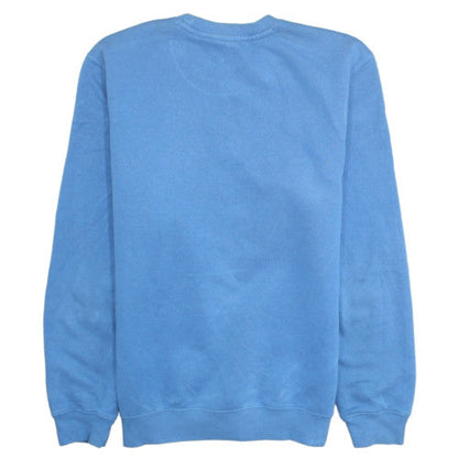 Champion Men's Blue Logo Crew Neck Fleece Sweatshirt M