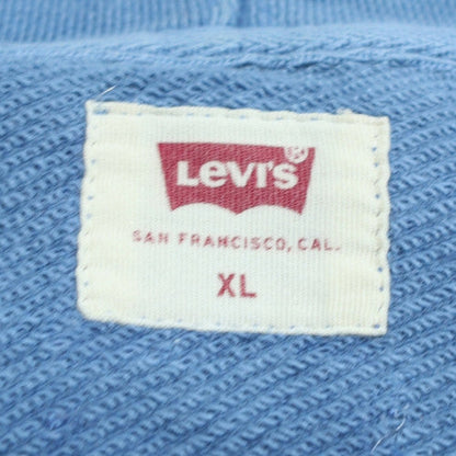 Levi's Men's Blue Pullover Hoodie XL Regular Fit Fleece