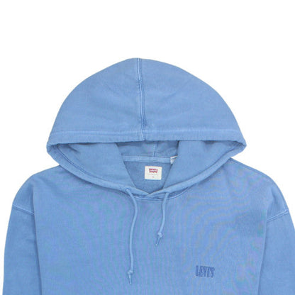 Levi's Men's Blue Pullover Hoodie XL Regular Fit Fleece