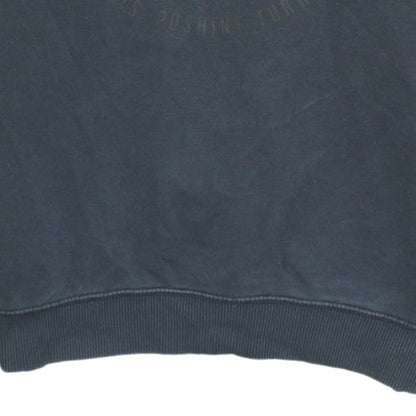 DC Men Green Crew Neck Fleece Logo Sweatshirt Size Small