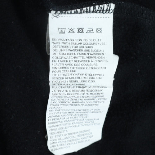 Puma Men's Black Small Pullover Hoodie with Logo Detail