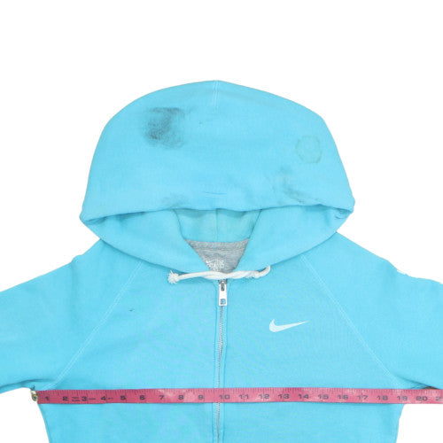Nike Men's Blue Full Zip Hoodie Size S Athletic Dept Logo