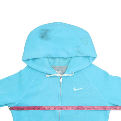 Nike Men's Blue Full Zip Hoodie Size S Athletic Dept Logo