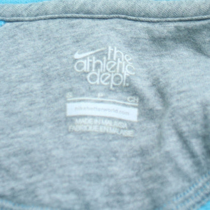 Nike Men's Blue Full Zip Hoodie Size S Athletic Dept Logo