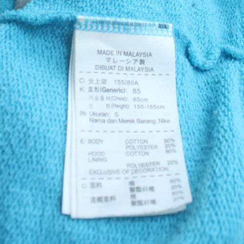 Nike Men's Blue Full Zip Hoodie Size S Athletic Dept Logo