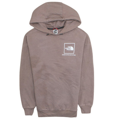 The North Face Womens Brown Pullover Hoodie S Cotton Blend