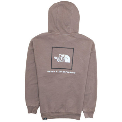 The North Face Womens Brown Pullover Hoodie S Cotton Blend