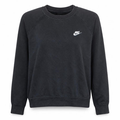 Nike Women Black XL Pullover Sweatshirt Crew Neck Logo Athletic
