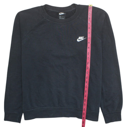Nike Women Black XL Pullover Sweatshirt Crew Neck Logo Athletic