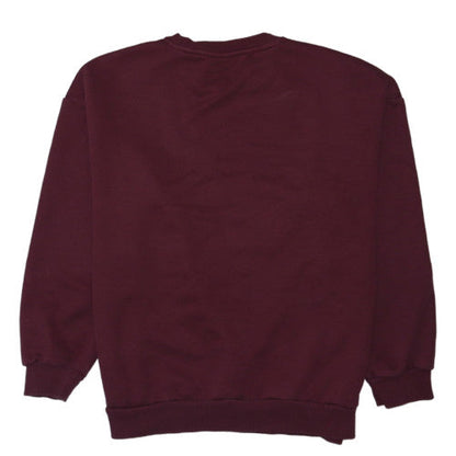 Puma Men Red Crew Neck Pullover Sweatshirt Size M