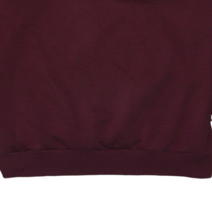 Puma Men Red Crew Neck Pullover Sweatshirt Size M