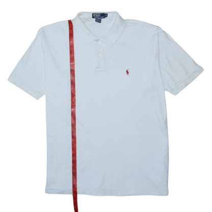 Ralph Lauren Men's White Cotton Short Sleeve Polo Shirt XL