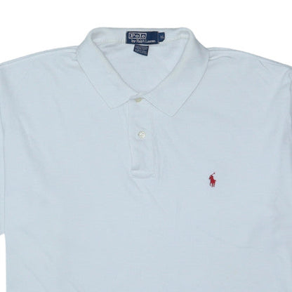 Ralph Lauren Men's White Cotton Short Sleeve Polo Shirt XL