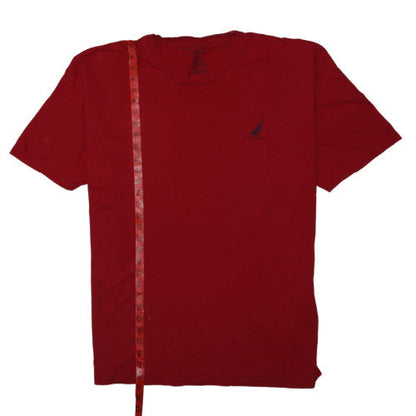 Nautica Men's Red Crew Neck Short Sleeve Graphic T-Shirt XXL