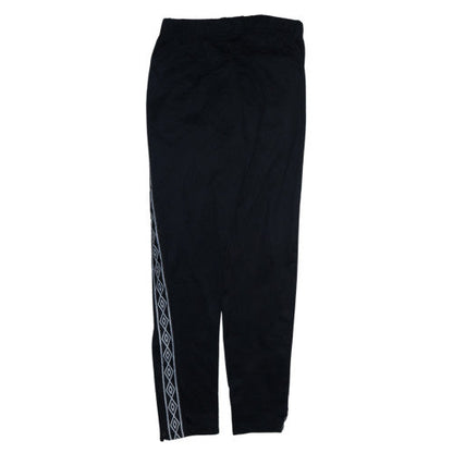 Umbro Men's Black XL Track Pants with Side Stripe and Zip Pockets