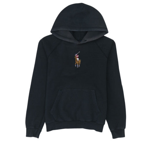 Polo Ralph Lauren Men's Black Embroidered Pullover Hoodie M
