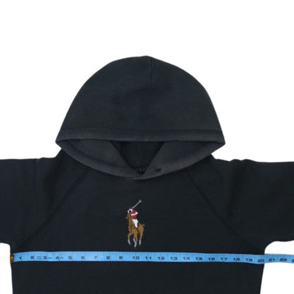 Polo Ralph Lauren Men's Black Embroidered Pullover Hoodie M
