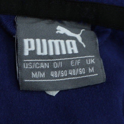 Puma Men's Blue Full Zip Hoodie Size M Sportswear