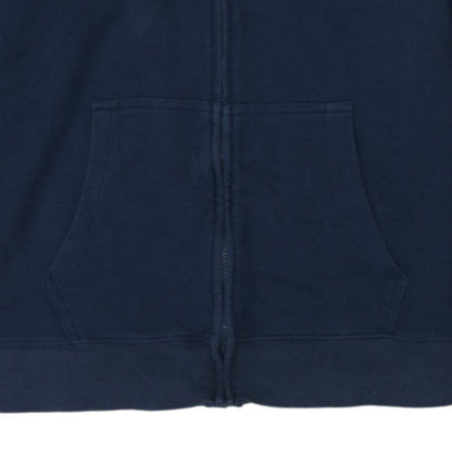 Tommy Hilfiger Men's Blue Full Zip Hoodie XL Logo Trim