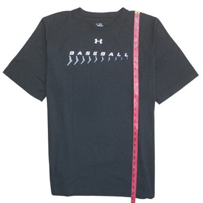 Under Armour Men's Black XL HeatGear Baseball T-Shirt