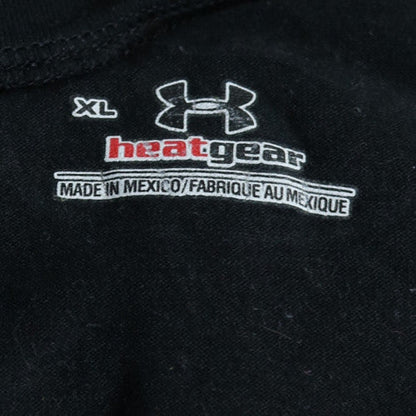 Under Armour Men's Black XL HeatGear Baseball T-Shirt