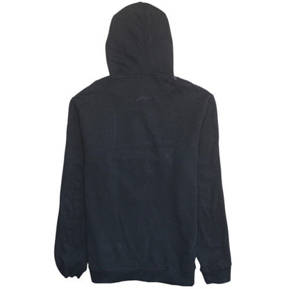 Napapijri Men's Black Pullover Hoodie M Logo Outdoor Fleece