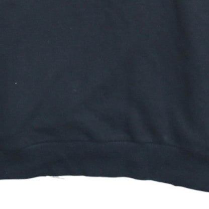 Napapijri Men's Black Pullover Hoodie M Logo Outdoor Fleece