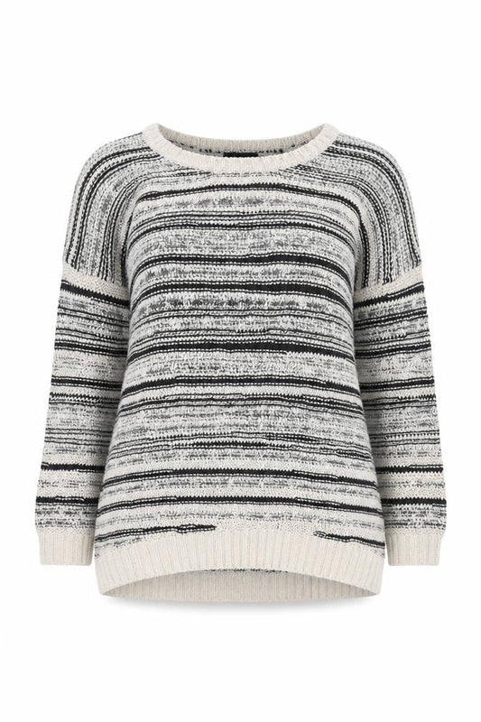 Warehouse Women’s Multicoloured Knit Striped Pullover Jumper Size 12