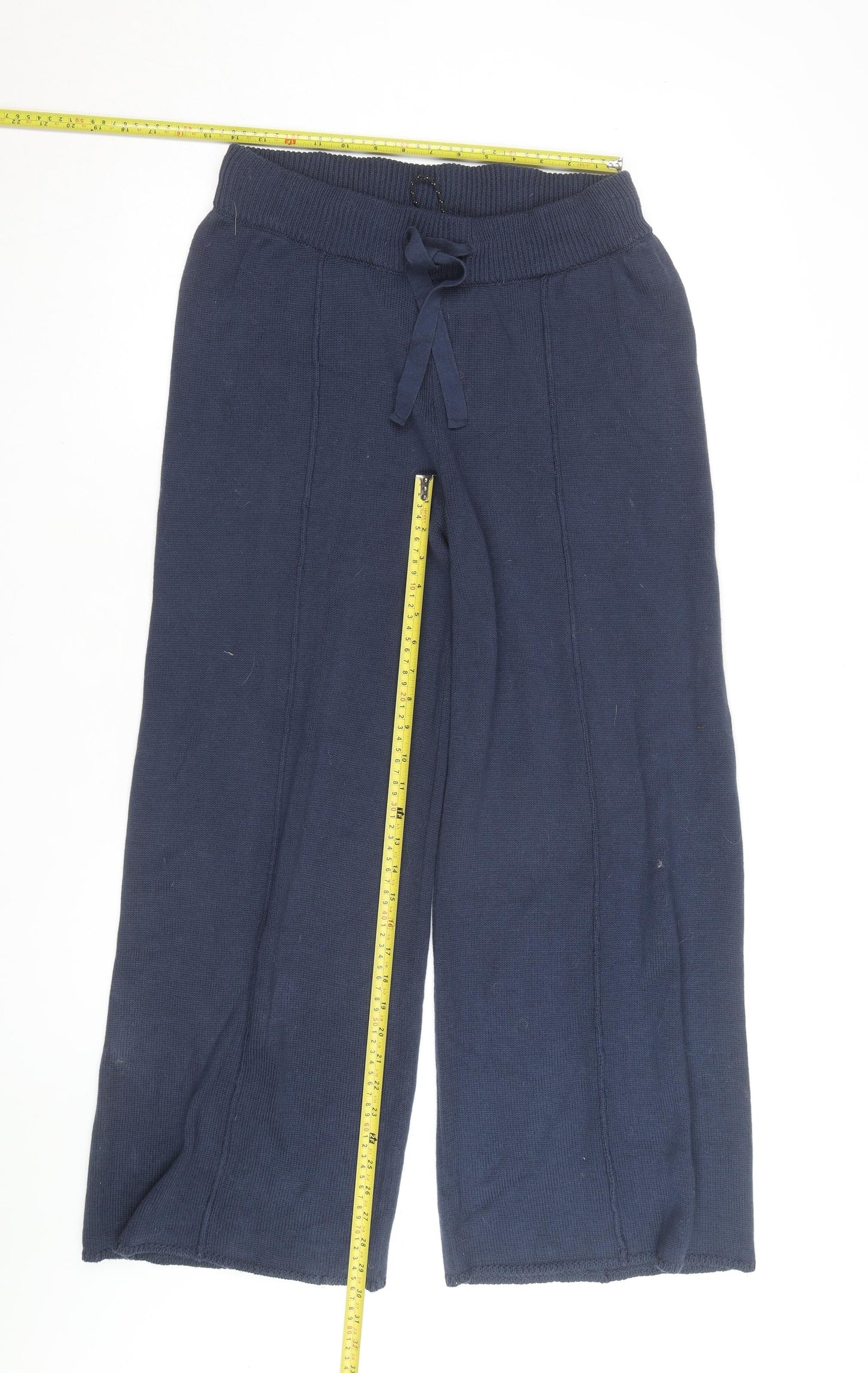 Threadbare Women’s Blue Knit Drawstring Sweatpants Size 16