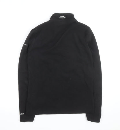 Trespass Womens Black Fleece Full Zip Jacket Size 10 Regular Fit